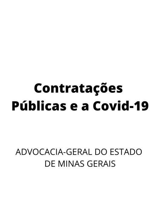 Cartilha de Contratações Públicas e a Covid-19