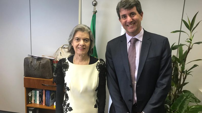 Advogado-Geral do Estado de Minas Gerais se reúne com a Ministra Cármen Lúcia