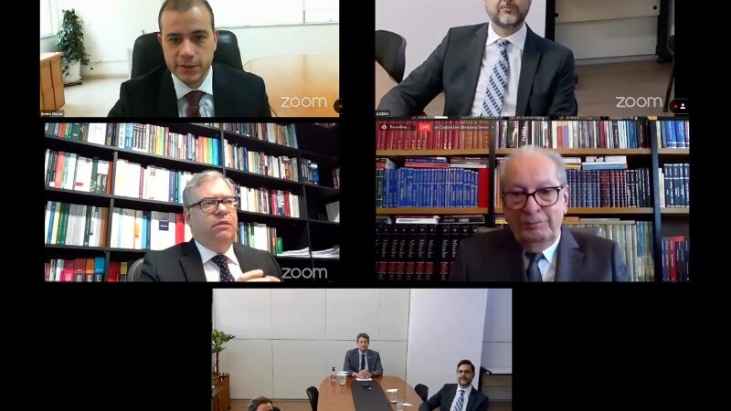 Vídeo do webinário "Negócios jurídicos processuais prévios" disponível no canal do Youtube da AGE-MG