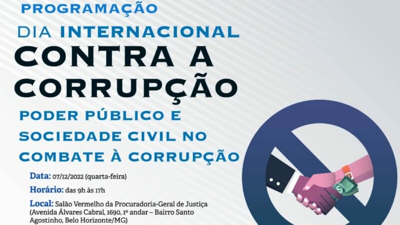 Arcco-MG promoverá evento em alusão ao Dia Internacional contra a Corrupção em 07.12.2022 3
