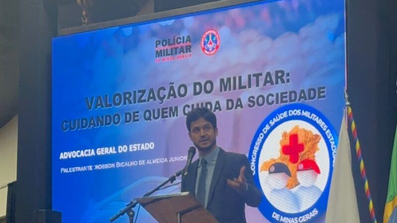 Procurador do estado ministra palestra sobre perícias médicas no "Congresso de Saúde dos Militares Estaduais de Minas Gerais"