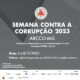AGE-MG participará da Semana contra a Corrupção, promovida pela Arcco, de 4 a 8 de dezembro