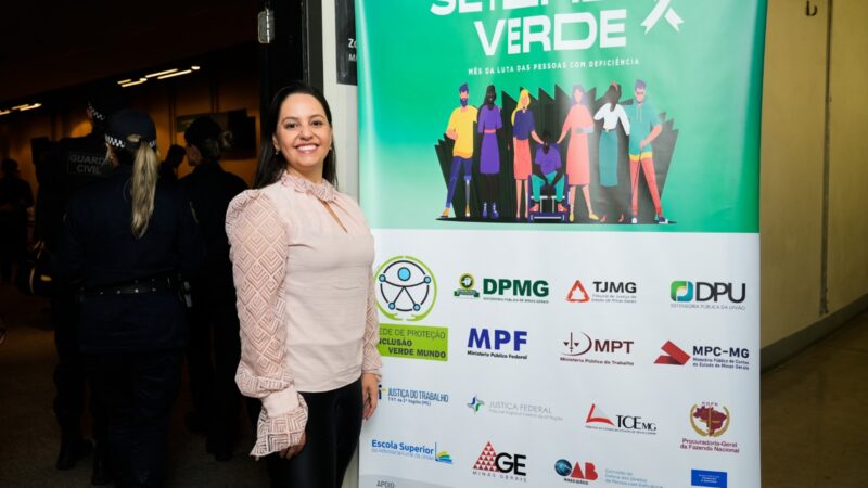 Setembro Verde: AGE-MG participa do seminário “Dia Nacional de Luta dos Direitos das Pessoas com Deficiência”