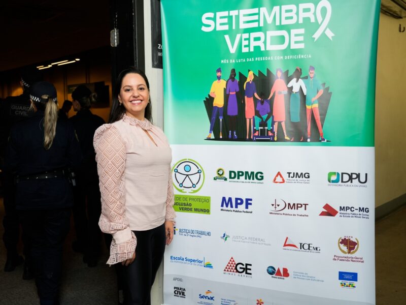 Setembro Verde: AGE-MG participa do seminário “Dia Nacional de Luta dos Direitos das Pessoas com Deficiência”